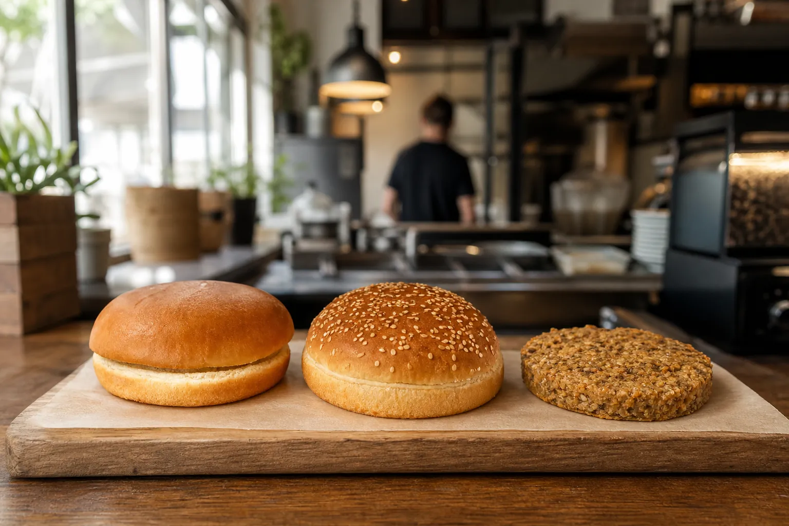Que pão e hambúrgueres congelados usar num snack-bar ou restaurante?