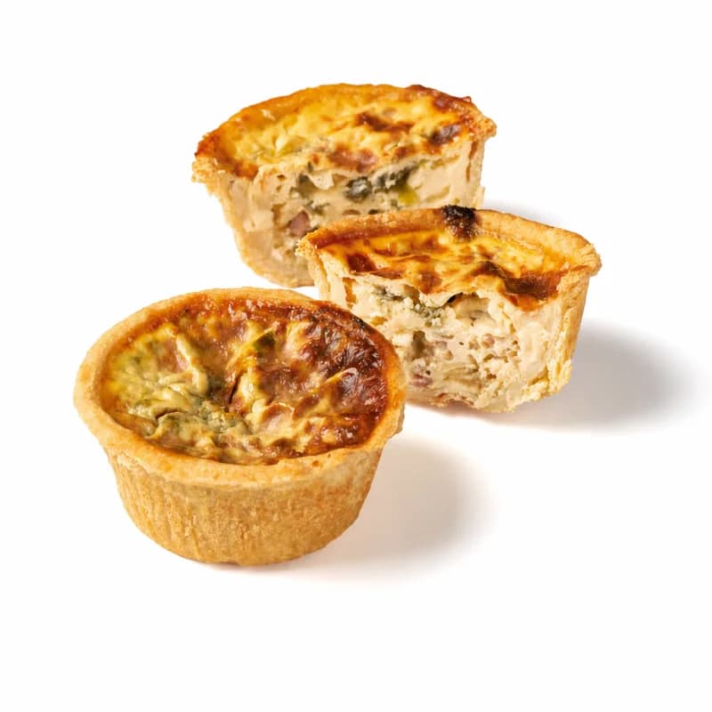 Quiche Bacon/Alho Francês
